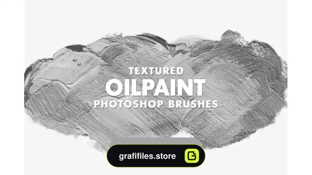 دانلود براش رنگ روغن فتوشاپ Textured Oil Paint Brushes