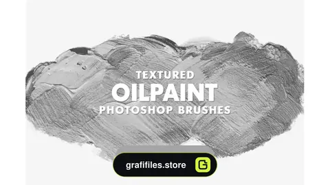 دانلود براش رنگ روغن فتوشاپ Textured Oil Paint Brushes