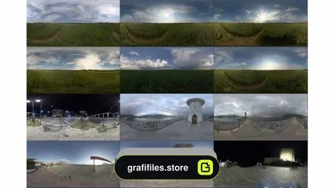 دانلود تصاویر تکسچر HDRI آسمان از Poliigon