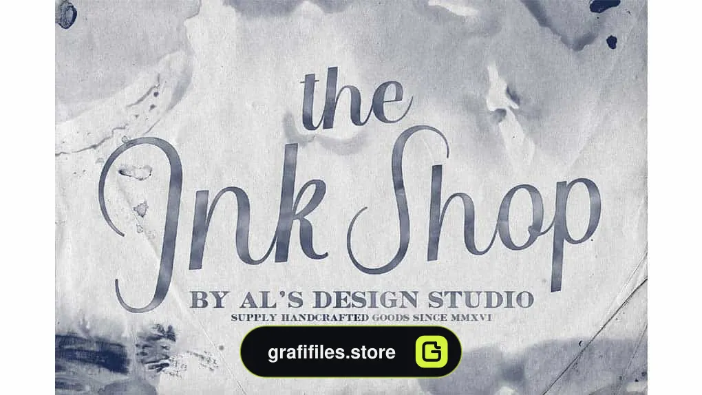 دانلود براش جوهری فتوشاپ The Ink Shop
