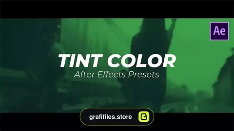 دانلود پریست افترافکت اصلاح رنگ Tint Color
