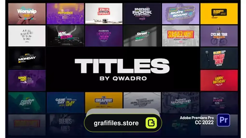 پروژه پریمیر تایتل Titles 2