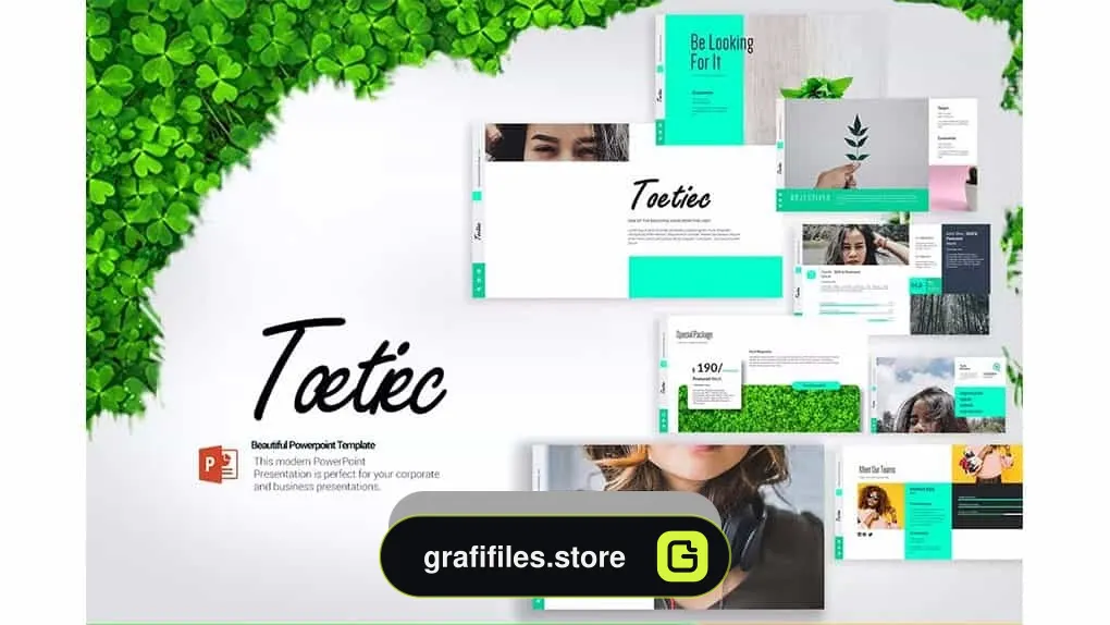 دانلود قالب پاورپوینت Toetiec Powerpoint Presentation