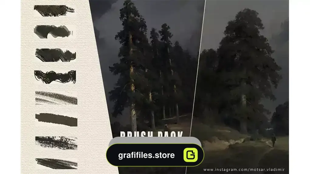 دانلود براش فتوشاپ بافت سنتی Traditional Texture Brushes for Photoshop