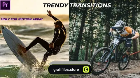پروژه پریمیر ترانزیشن Trendy Transitions
