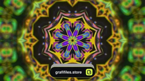 دانلود فوتیج موشن گرافیک Tribal Kaleidoscope