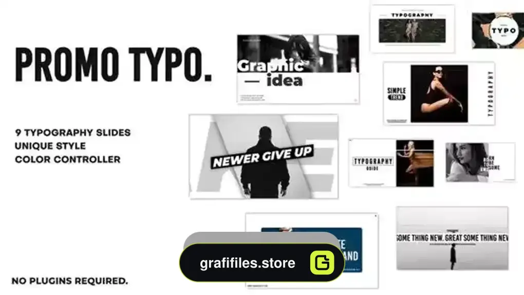 پروژه فاینال کات تیزر تبلیغاتی با تایپوگرافی Typography Promo