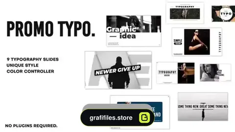 پروژه فاینال کات تیزر تبلیغاتی با تایپوگرافی Typography Promo