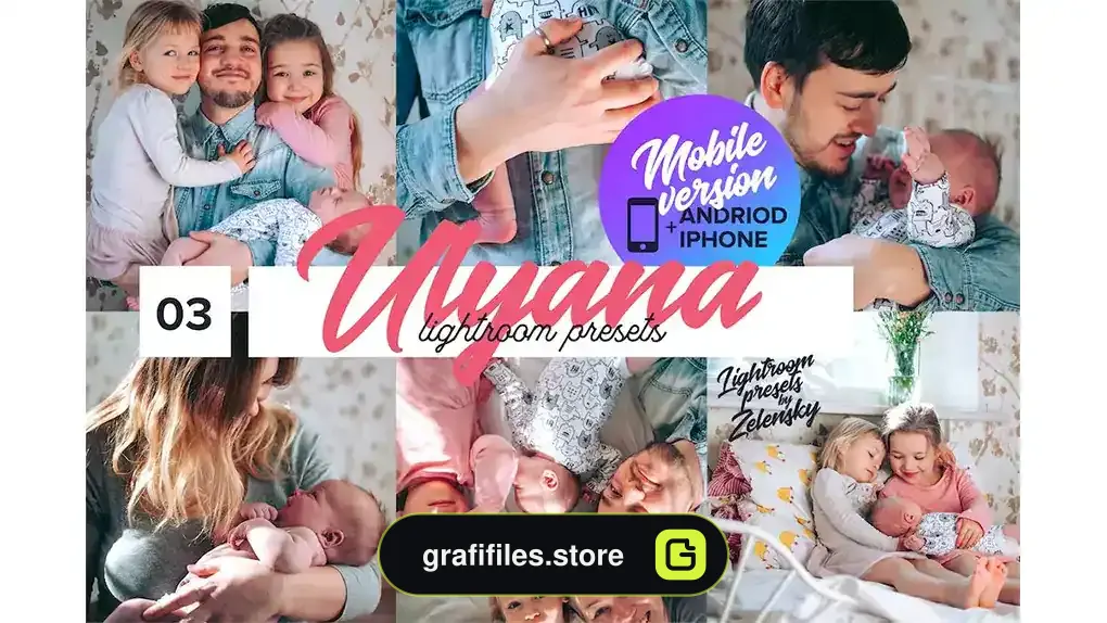 دانلود پریست لایت روم ULYANA – Mobile Lightroom Presets