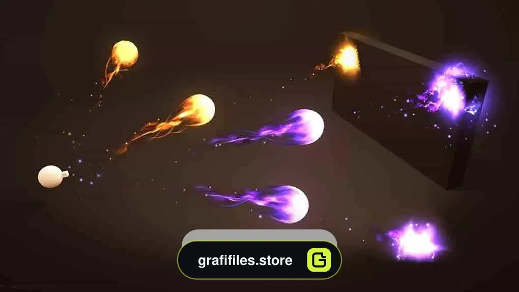 دانلود Unique Projectiles برای یونیتی
