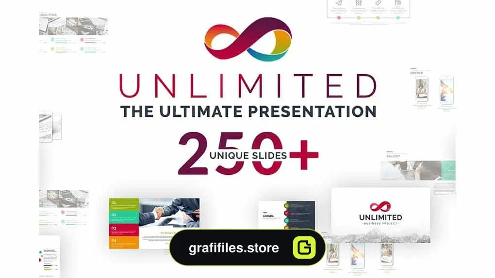 دانلود قالب پاورپوینت Unlimited Business Project Asset