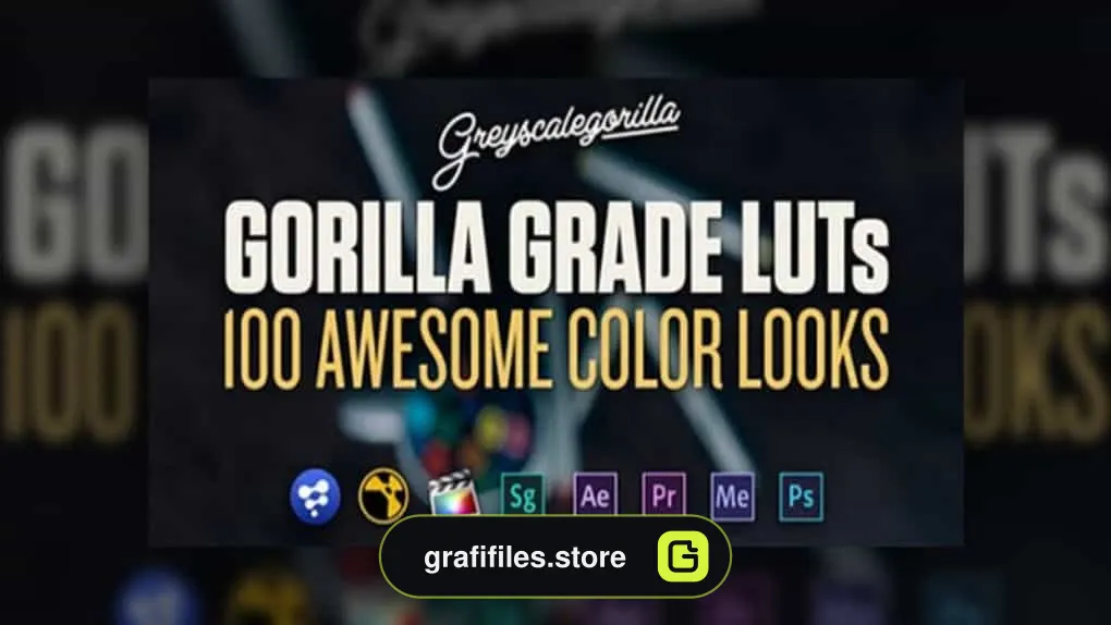 دانلود مجموعه پریست رنگی برای نرم افزارهای تدوین – Gorillla Grade LUTs