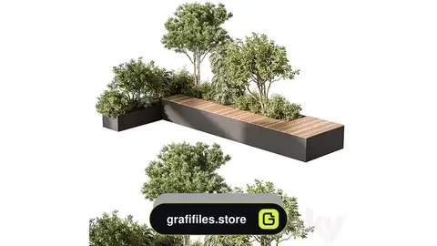 دانلود مدل سه بعدی فضای سبز