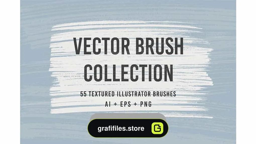 دانلود براش ایلوستریتور Vector Brushes Collection