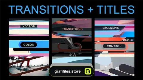 پروژه داوینچی ریزالو ترانزیشن تایتل Vector Transitions With Titles