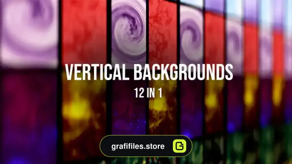 دانلود بک گراند موشن گرافیک عمودی Vertical Backgrounds Pack