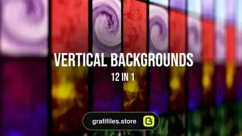 دانلود بک گراند موشن گرافیک عمودی Vertical Backgrounds Pack