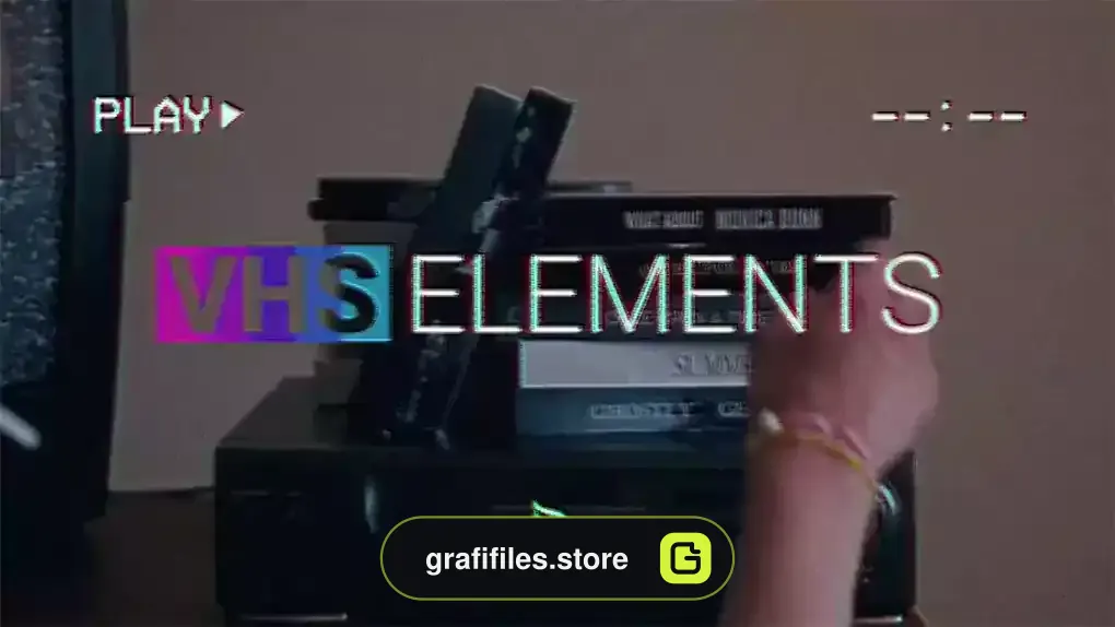 دانلود پریست پریمیر افکت فیلم قدیمی VHS Elements Presets