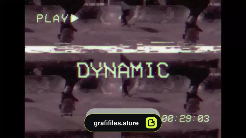 پروژه پریمیر اسلایدشو VHS Style Slideshow Opener