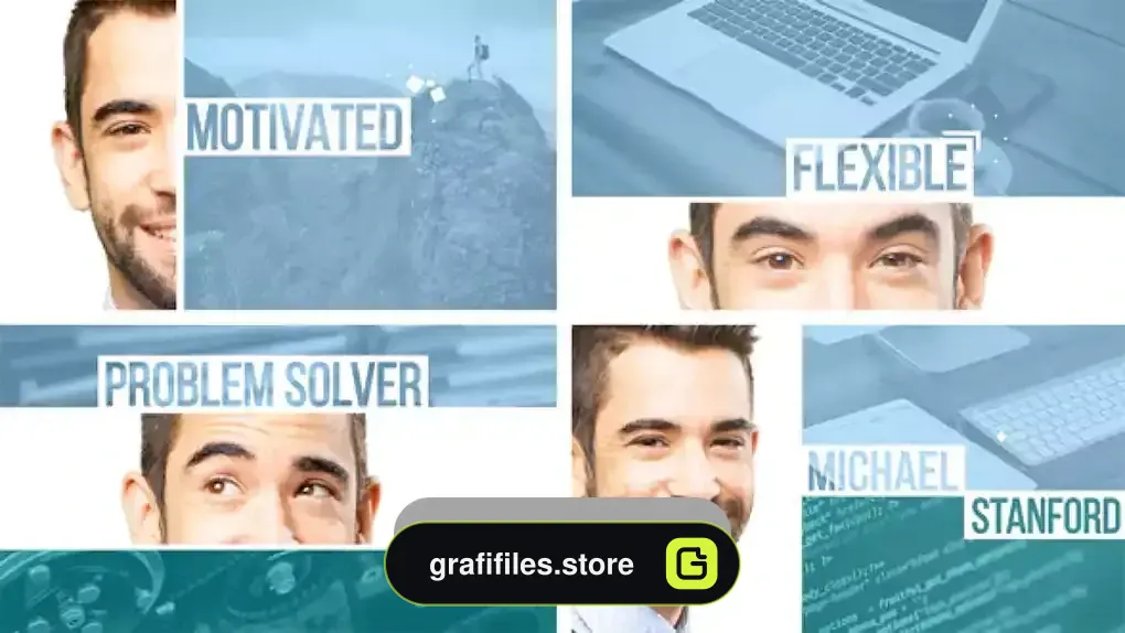 پروژه افترافکت رزومه Video Resume CV