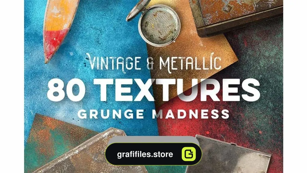دانلود تکسچر فلز Vintage &amp; Metallic Textures