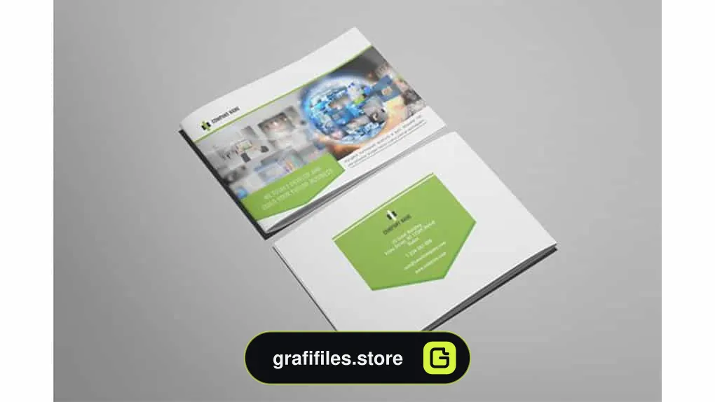دانلود قالب ایندیزاین بروشور Wonderpro – A5 Business Brochure