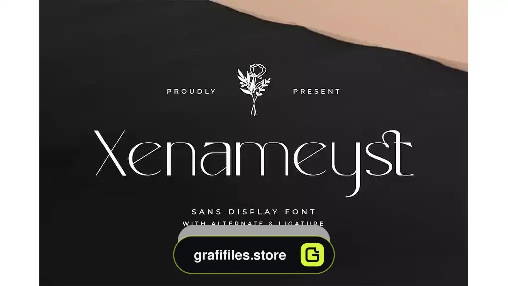دانلود فونت انگلیسی Xenameyst – Sans Display Font