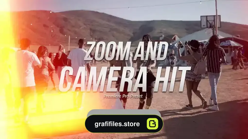 دانلود پریست پریمیر بزرگنمایی دوربین Zoom And Camera Hit