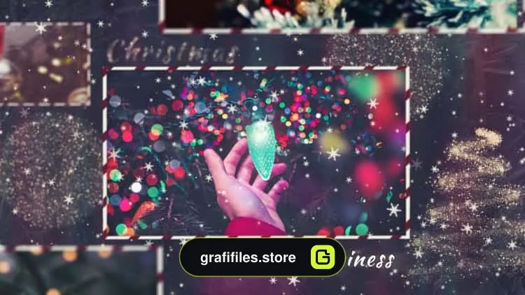 پروژه افترافکت اسلایدشو کریسمس Christmas Slideshow