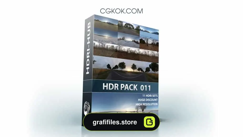 دانلود تصاویر HDRI جاده برفی