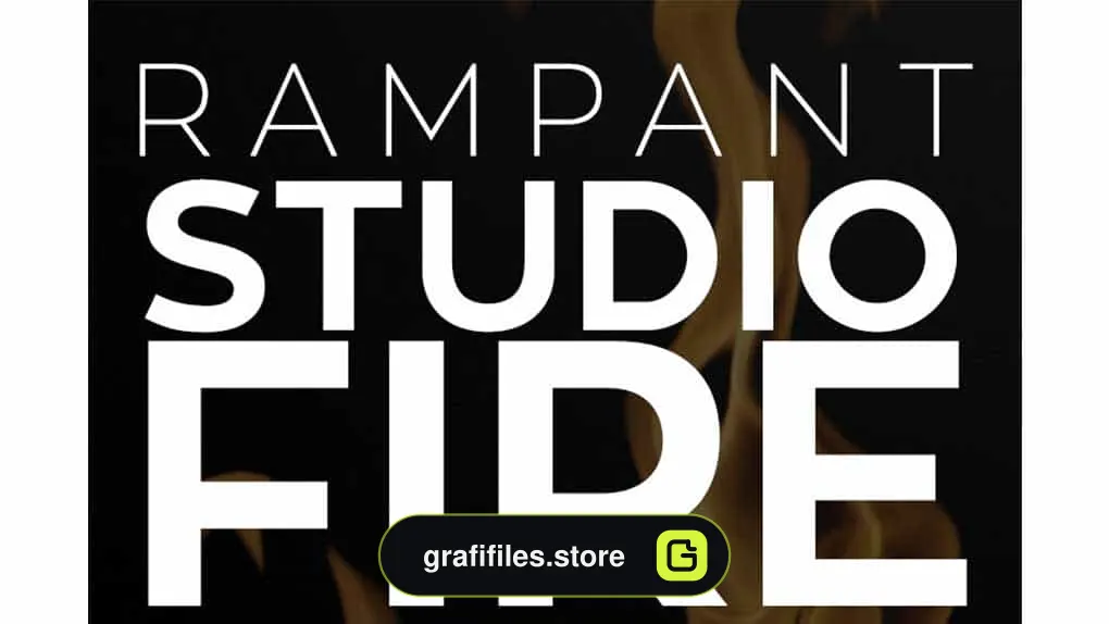 فوتیج آتش Rampant Design