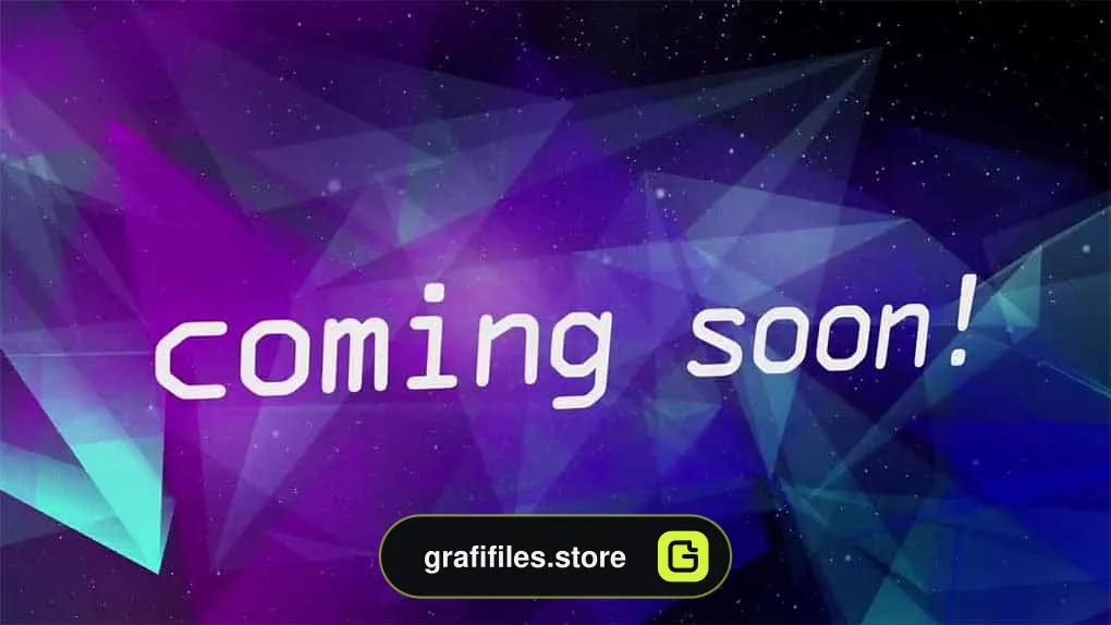 فوتیج Coming Soon Triangles In Space