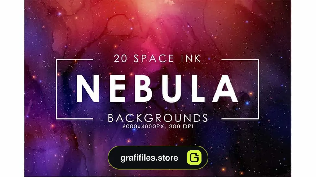 بک گراند جوهری Nebula Ink Backgrounds