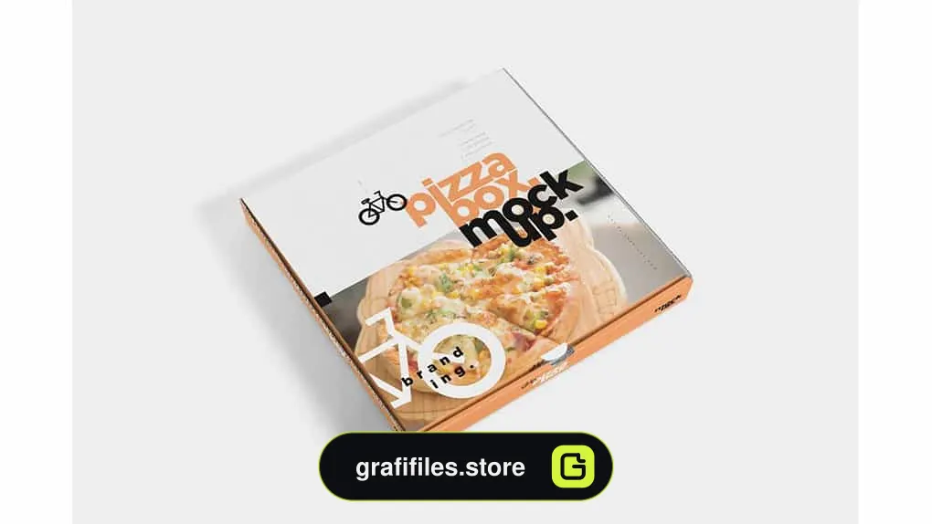 موکاپ جعبه پیتزا 5 Pizza Box Mockups
