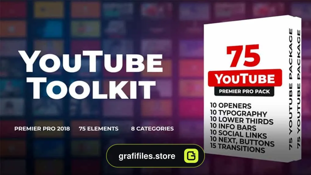 پروژه پریمیر جعبه ابزار یوتیوب YouTube Toolkit