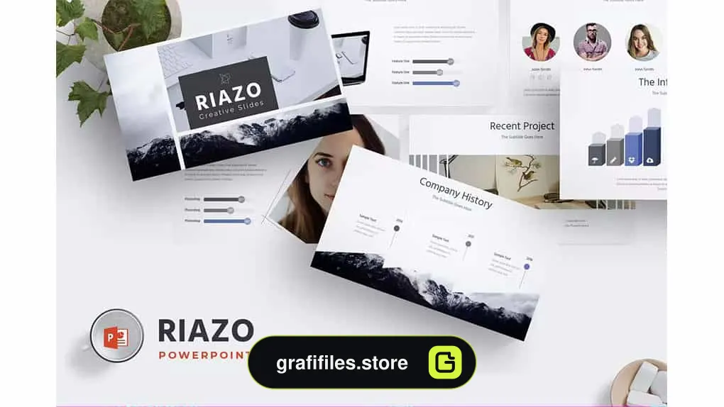 قالب پاورپوینت Riazo