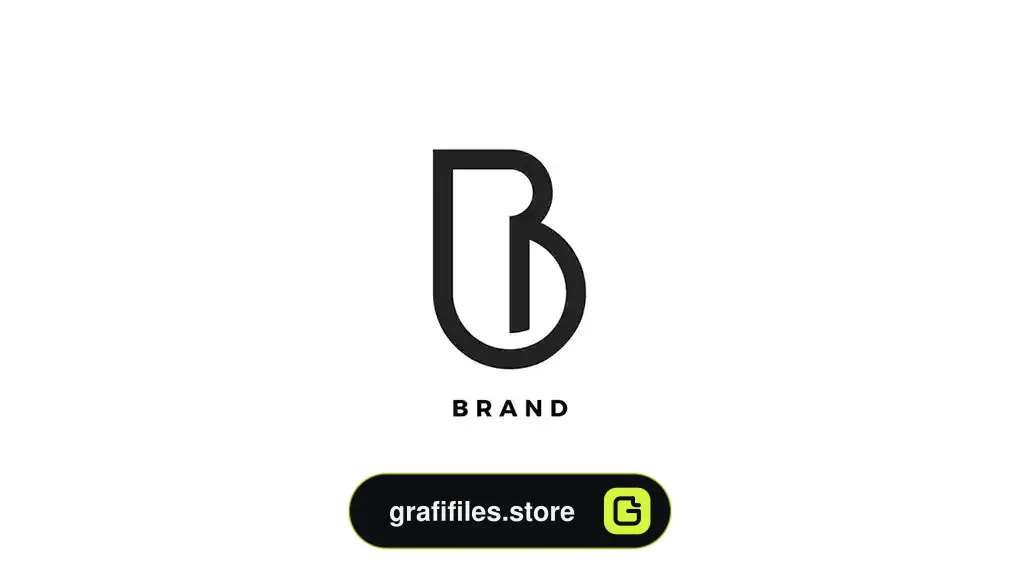 وکتور لوگو B Letter Brand Logo Template