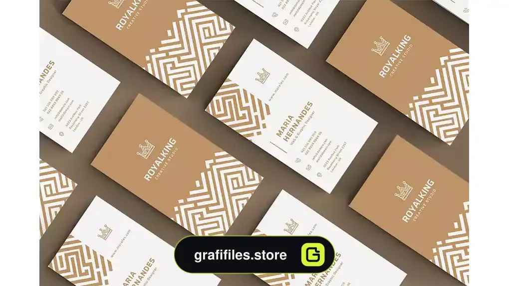 طرح وکتور کارت ویزیت Business Card 9