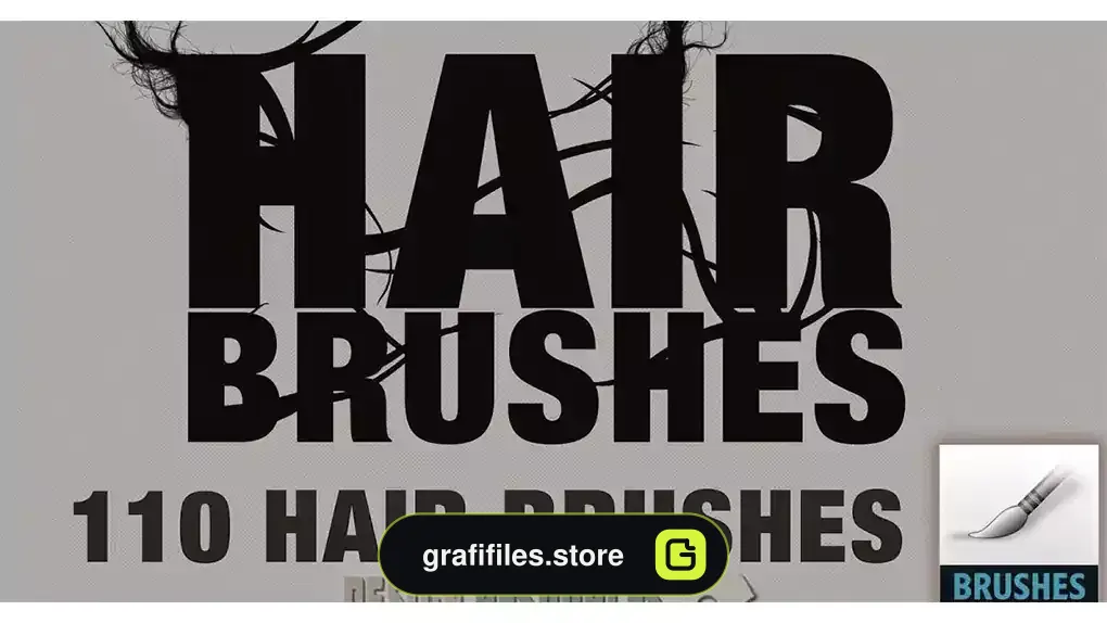 براش مو فتوشاپ Hair Brushes Photoshop