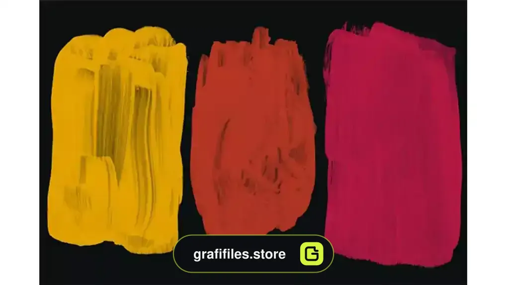 براش آکریلیک فتوشاپ Handmade Acrylic Brushes