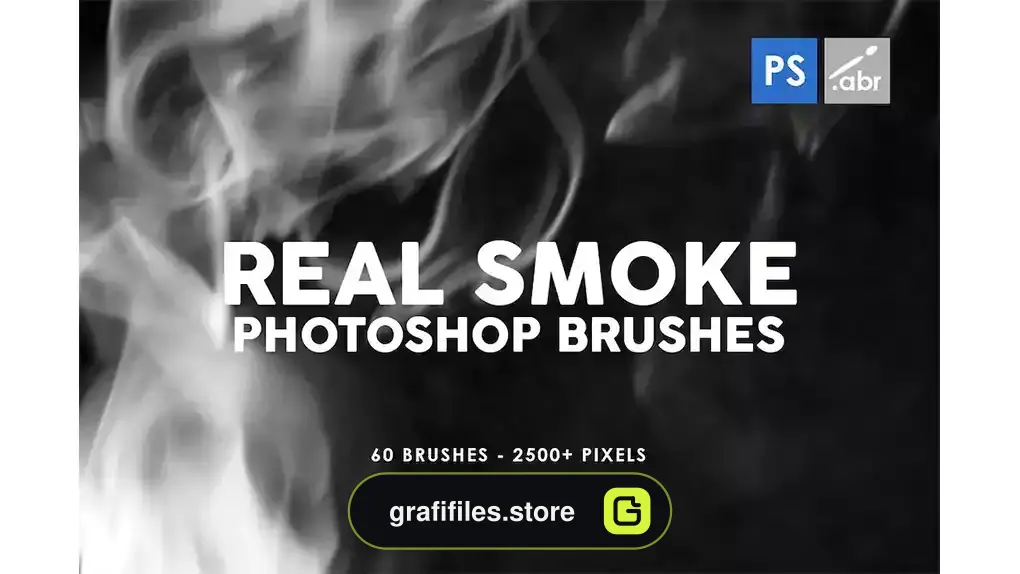 براش دود فتوشاپ Real Smoke Photoshop Stamp Brushes