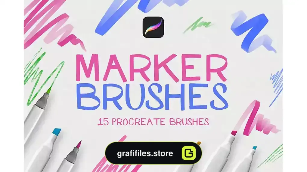 براش پروکریت Marker Procreate Brushes