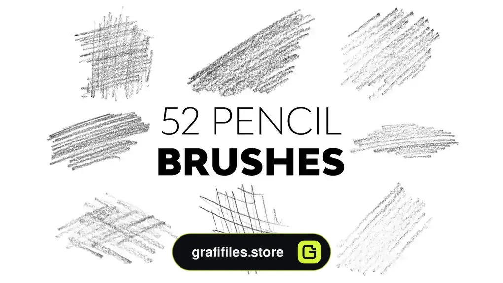 براش مداد فتوشاپ Pencil Brushes