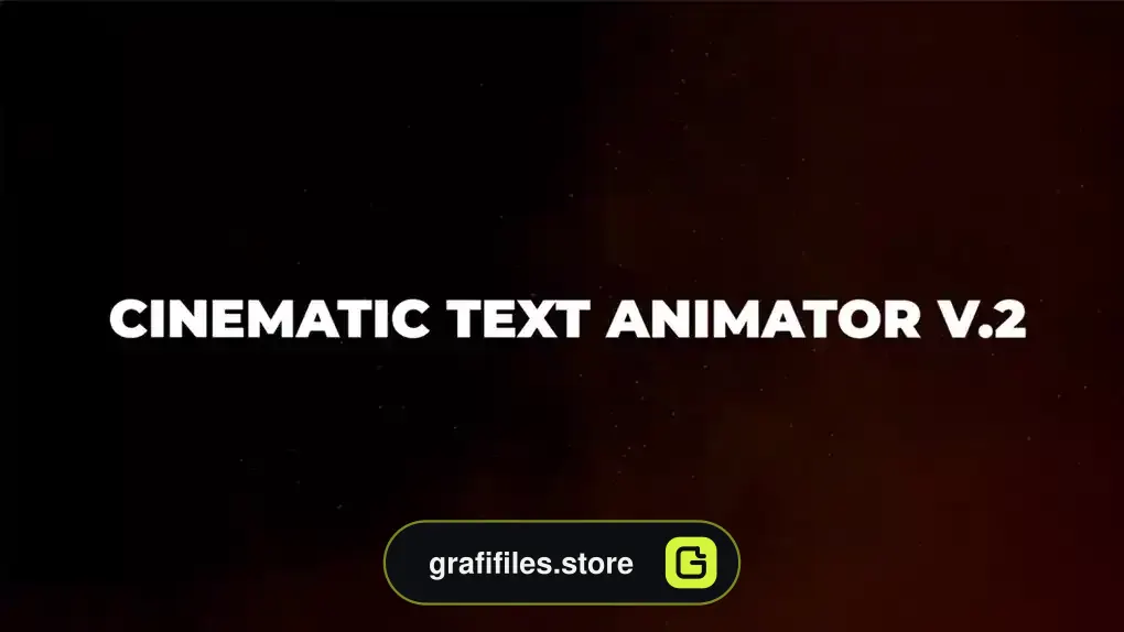 پریست پریمیر انیماتور متن سینمایی Cinematic Text Animator V.2