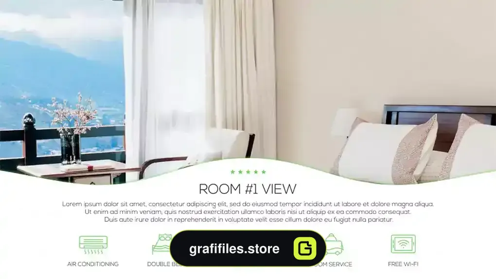 پروژه افترافکت تیزر تبلیغاتی هتل Hotel Promo 2