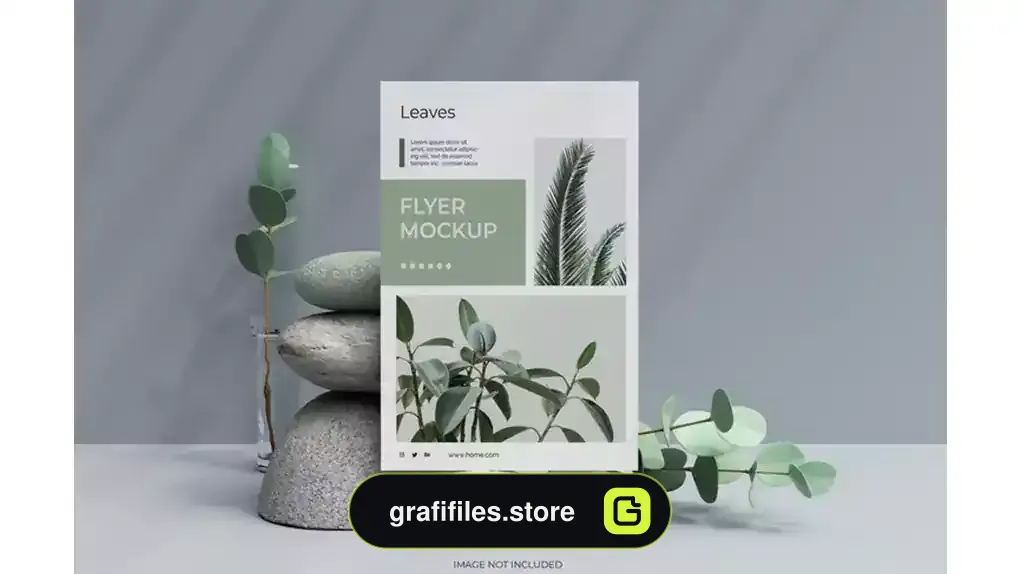 موکاپ پوستر و تراکت A4 posters flyer or letter head mockup