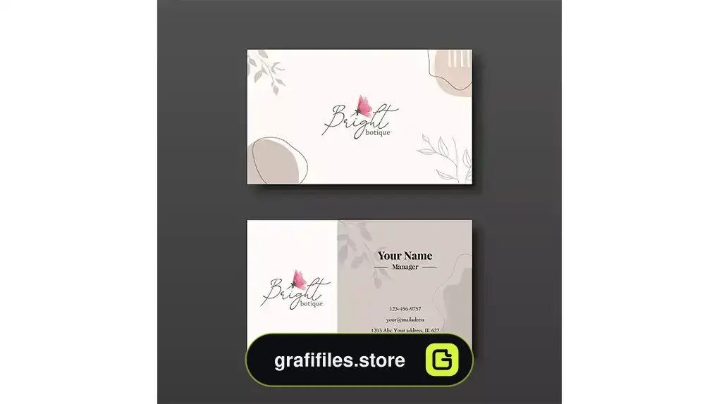 طرح لایه باز کارت ویزیت سالن زیبایی 5