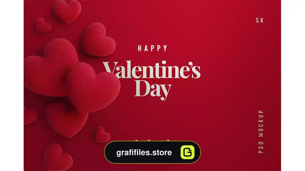موکاپ بنر ولنتاین