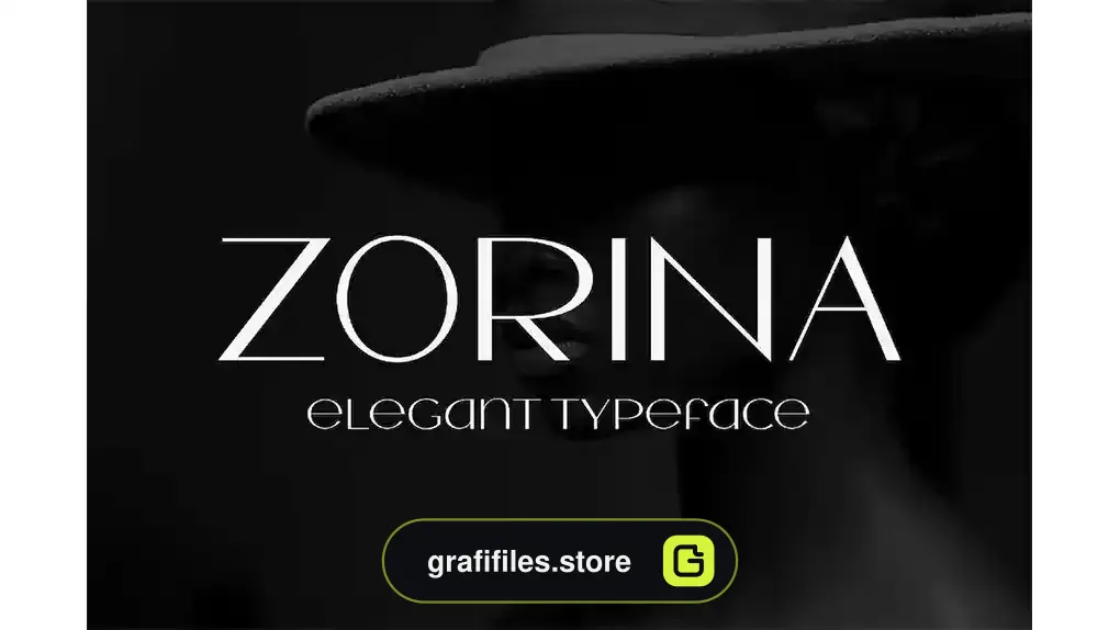 فونت انگلیسی مدرن Zorina - Elegant Fashion Typeface