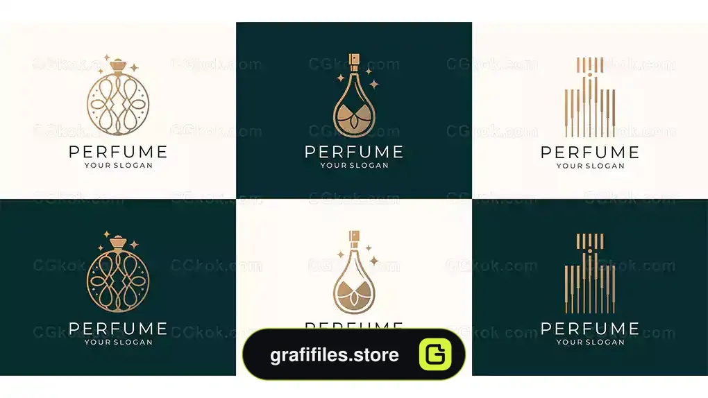 دانلود 6 لوگو فروشگاه عطر و ادکلن